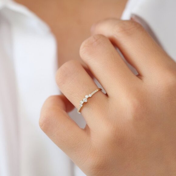 🎁 Minimalist 925 Silver Plated Eternal Ring for Women, VIP166 - Picture 3 of 3